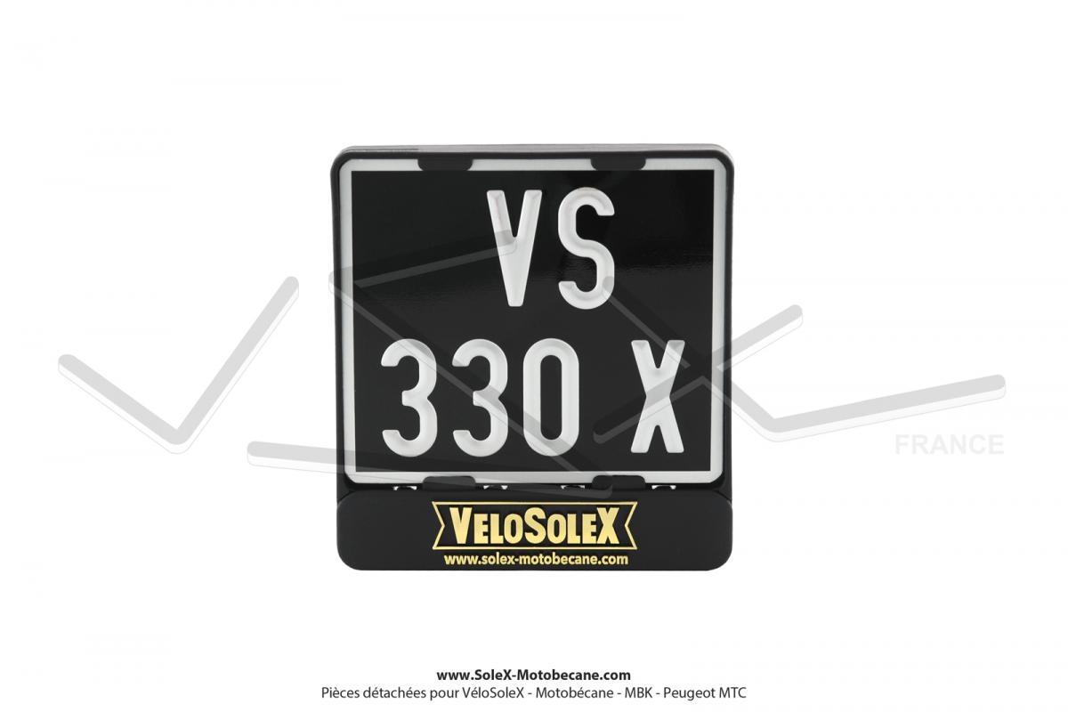 Porte-Plaque D'Immatriculation Souple Carmotion - Noir (PP/PS) - Protection Universelle Pour Voiture