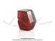 Feu rouge arrire hexagonal complet (Import) pour Mobylette Motobcane Motoconfort MBK 88 / 51 / SoleX 3800 Motobcane - MBK