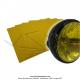 Autocollant (Sticker) - Haute rsistance - pour verre de phare jaune - 250x250mm