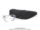 Selle biplace Noire - avec sangle passager + fixation - pour Mobylette Motobécane Motoconfort MBK / Peugeot 103