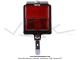 Support de feu rouge arrière complet + Cabochon + Ampoule à vis 14V 7W pour SoleX 5000 / PliSoleX