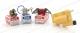 Pack Allumage NOVI complet avec condensateur Renforcé à bain d'huile + Rupteur + Bobine d'allumage interne Basse Tension + Bobine d'allumage externe Haute Tension pour Mobylette Motobécane MBK 85 / 88 / 89 / 40 / 50 / 51 (AV7 / AV10)