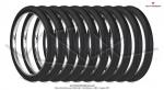 Pneus 1 3/4 x 19 noirs HUTCHINSON Nervurés pour SoleX (Pack de 10 pneus)