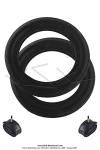 Pack 2x Pneus 12 1/2 X 1 3/4 type "Y" VSX / 2x Chambres &agrave; air 12 1/2 x 1 3/4" Valve V&eacute;lo Presta French - pour SoleX Micron