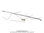 Rayon de roue 250mm x Ø2.3mm pour Mobylette Motobécane Motoconfort(x1 pc)