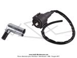 Allumage électronique - Poli / Chromé - type "Moriyama" + boîtier CDI + Bobine + Régulateur de tension + Antiparasite pour Mobylette Motobécane MBK 51 / 881 (AV10) (Pack)