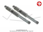Amortisseurs Paioli avec ressort extérieur Chromé H:335mm pour Mobylette Motobécane / MBK ou Peugeot 103 (...) (à la paire) 