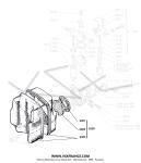 Silencieux complet de filtre &agrave; air de carburateur Gurtner pour Peugeot 101 / 102