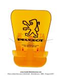 Support de téléphone portable - Orange - Logo "Peugeot"