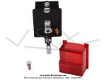 Support de feu rouge arrière complet + Cabochon + Ampoule à vis 14V 7W pour SoleX 5000 / PliSoleX