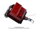 Support de feu rouge arrière complet + Cabochon + Ampoule à vis 14V 7W pour SoleX 5000 / PliSoleX