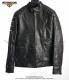 Veste en Cuir - Officielle MOTOBECANE - Noire - Modle  Pilote Motor  - taille XL