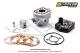 Cylindre / Piston / Culasse (Kit) Doppler ER1 - 39mm - 50cc - T6  boosters - pour Mobylettes MBK 51 (AV10)  refroidissement liquide H2O