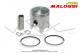 Piston complet Malossi GR1 - 40mm - 50cc - Lettre 0 - axe de 12mm -  2 segments chroms pour kits Malossi pour Peugeot 103