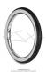 Pneu 2 1/4 x 15  flancs blancs purs  GT  VSX pour Peugeot 104 / Scoper