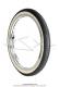 Pneu 2 1/4 x 18 (2.25-18)  flancs Blanc Crme  RAPIDO  VSX pour Mobylette Motobcane / Motoconfort / MBK 88 / 85 / 89 / 881 / 92