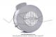 Capot volant magntique Gris avec logo SoleX blanc pour SoleX (Mottaz)