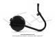 Pot d'chappement noir brillant pour SoleX 5000