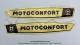 Autocollants (Monogrammes) de rservoir - Officiel Motoconfort - pour Mobylette Motoconfort N40T (la paire)