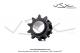 Pignon cannel de transmission - Cannelures courtes - 10 dents 415 - pour poulie  embrayage Racing G3 VSX / G3 BIDALOT