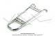 Porte-bagage chrom - Entraxe large - pour Peugeot 103 SP / SPX