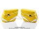 Sacoches S01 Jaunes (finitions blanches) inclines - Fixation par crochets - Spciales pour VloSoleX 5000 / 6000