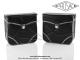 Sacoches  Prosac  P01E Noires - Finitions Vichy - Fixation  crochets - Spciales pour VloSoleX (la paire)