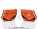 Sacoches S01 Oranges (finitions noires) inclines - Fixation par crochets - Spciales pour VloSoleX 5000 / 6000