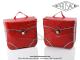 Sacoches  Prosac  P01 Rouge  02  - Finitions  Vichy - Fixation  crochets - Spciales pour VloSoleX (la paire)