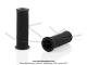Poignes de guidon - Standard - Noires - Lg. 100mm - 21 / 24 (la paire)