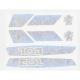 Autocollants / Kit dco bleu complet pour Peugeot 103