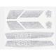 Autocollants / Kit dco gris complet pour Peugeot 103