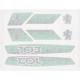 Autocollants / Kit dco vert complet pour Peugeot 103