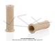Poignes de guidon - Standard - Beiges - Lg. 100mm - 21 / 24 (la paire)
