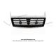 Grille enjoliveur plastique d'avertisseur (klaxon) - Chrome - pour Mobylette Motobcane / Motoconfort / MBK 85 / 88 / 40 / 50 / 41 / 51 (...)