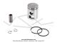 Piston complet 39.00 (Jupe ferme) - Transval - pour Mobylette Motobcane / MBK (AV7 / AV10)