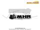 Autocollants Malossi MHR - Lg. 14,5cm x 3,5cm (Planche de x2 pcs)