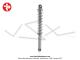 Amortisseur Paioli avec ressort extrieur Chrom H:355mm pour Mobylette Motobcane / MBK ou Peugeot 103 (...) ( l'unit)