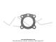 Joint de culasse - Aluminium - 40mm - p. 0.5mm - pour Peugeot 103 SP / MVL / VOGUE (...)