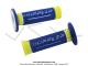 Poignes de guidon (Revtements) - Doppler - Grip 3D Bleu / Blanc / Jaune fluo