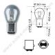 Ampoule 6v 21w / 5w (BAY15D) pour clairage arrire et feux Stop