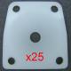Sige de membrane de pompe  essence pour SoleX / Lot de x25