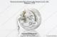 Moyeu de roue avant 80mm  28 trous Leleu Peugeot 103 SP / MVL