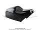 Selle polyester NUE type Magnum Racing phase 1 (Coque) - Noire - pour Mobylette Motobcane MBK 51 / Peugeot 103