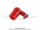 Capuchon de bougie antiparasites caoutchouc rouge Import