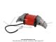 Bobine d'clairage - Rouge - 12V - 20W - Gros bobinage - RSM - pour Mobylette Motobcane / MBK 51 / 88 (AV7 / AV10)