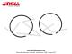 Segments Airsal 46x1mm - T6 (Mono-segment et bi-segment) - pour Peugeot 103 SP / MVL / Vogue / SPX / RCX - (X2pcs)