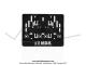 Porte-plaque d'immatriculation 210x130  MBK  + VSX France