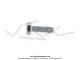 Vis de carter longue / de glissire moteur  tte hexag. de 10mm pour SoleX 3800 MBK / Hongrois
