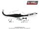 Pot d'chappement Giannelli Black Gun - Noir mat / Cartouche Alu pour Peugeot 103 SPX / RCX